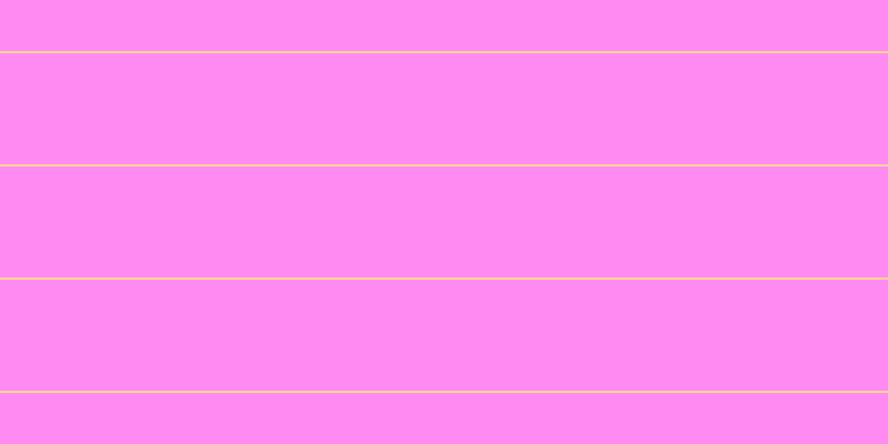 #ff67ee (75%), #fcd393 horizontal lines, two pixels wide, one hundred pixels apart