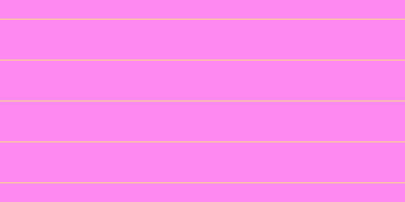 #ff67ee (75%), #fcd393 horizontal lines, two pixels wide, seventy-nine pixels apart