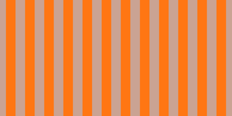 #ff7613, #caa393 vertical lines, thirty-three pixels wide, thirty-three pixels apart