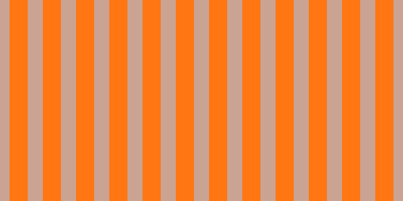 #ff7613, #caa393 vertical lines, thirty pixels wide, thirty-six pixels apart