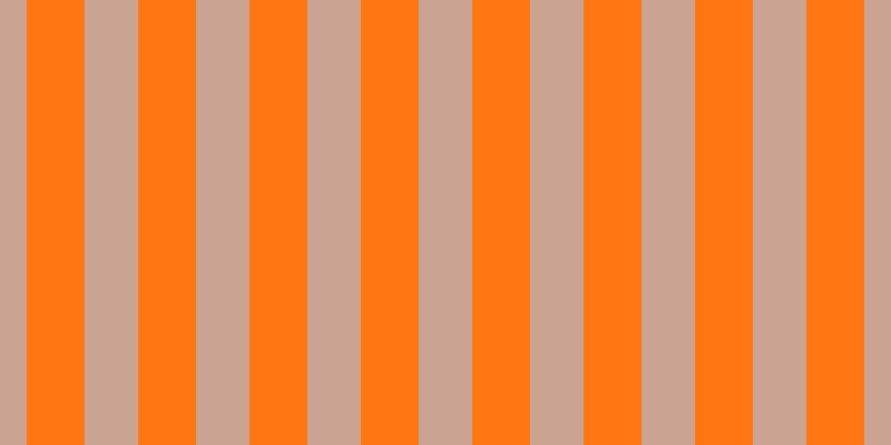 #ff7613, #caa393 vertical lines, forty-eight pixels wide, fifty-two pixels apart