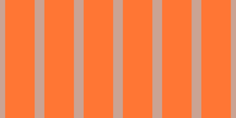 #ff7634, #caa393 vertical lines, thirty-three pixels wide, one hundred pixels apart