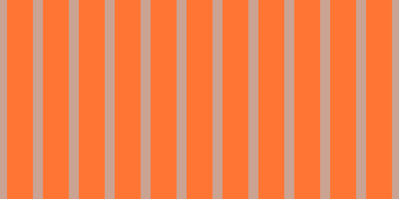 #ff7634, #caa393 vertical lines, twenty pixels wide, fifty-two pixels apart