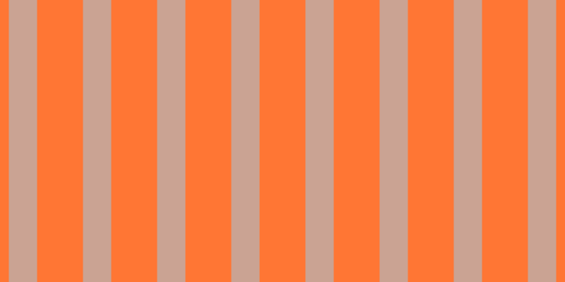 #ff7634, #caa393 vertical lines, forty pixels wide, sixty-five pixels apart