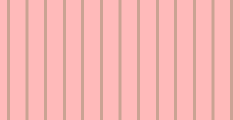 #ff7676 (50%), #caa393 vertical lines, ten pixels wide, fifty-two pixels apart