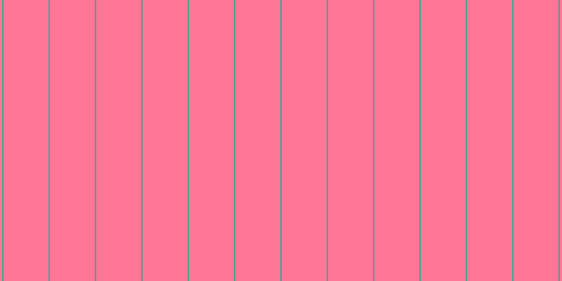 #ff7697, #46a393 vertical lines, two pixels wide, sixty-four pixels apart