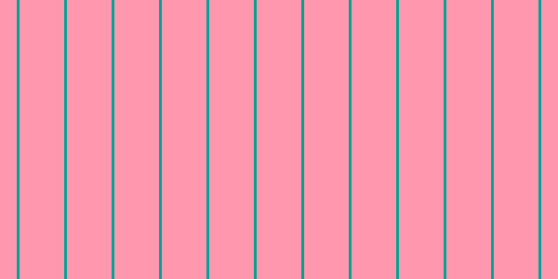 #ff7697 (75%), #04a393 vertical lines, four pixels wide, sixty-four pixels apart