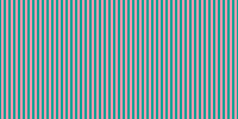 #ff7697 (75%), #04a393 vertical lines, eight pixels wide, eight pixels apart
