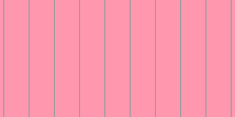 #ff7697 (75%), #46a393 vertical lines, two pixels wide, eighty-four pixels apart