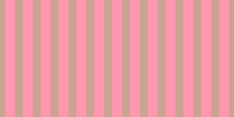 #ff7697 (75%), #caa393 vertical lines, twenty-seven pixels wide, thirty-four pixels apart