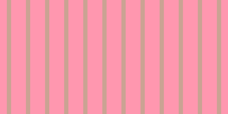#ff7697 (75%), #caa393 vertical lines, fifteen pixels wide, fifty-two pixels apart
