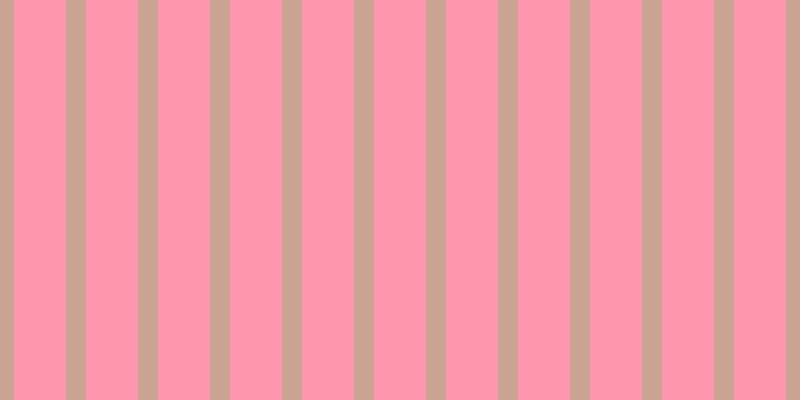 #ff7697 (75%), #caa393 vertical lines, twenty pixels wide, fifty-two pixels apart