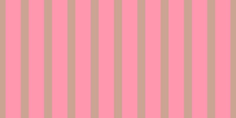 #ff7697 (75%), #caa393 vertical lines, twenty-seven pixels wide, fifty-two pixels apart