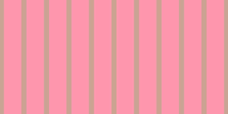 #ff7697 (75%), #caa393 vertical lines, eighteen pixels wide, sixty-one pixels apart