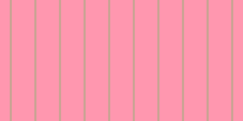 #ff7697 (75%), #caa393 vertical lines, seven pixels wide, seventy-four pixels apart