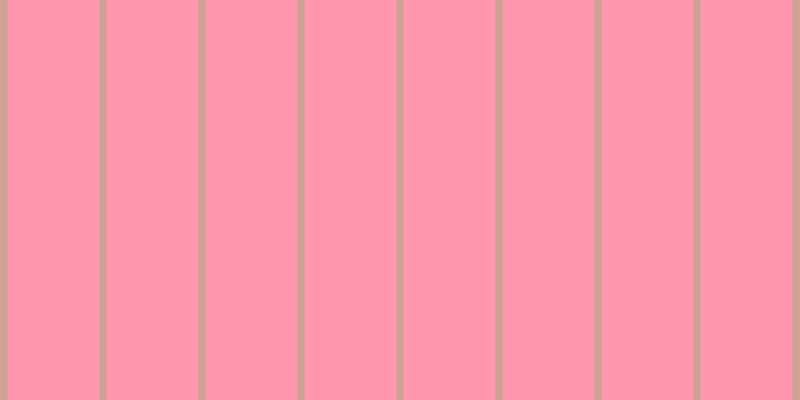 #ff7697 (75%), #caa393 vertical lines, seven pixels wide, ninety-two pixels apart