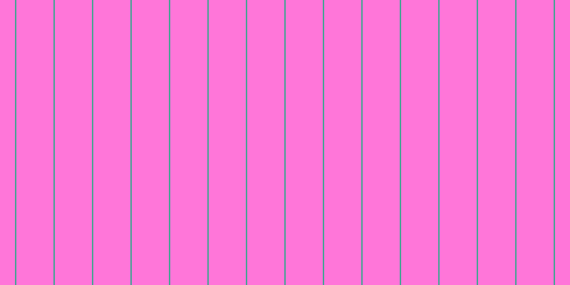 #ff76d9, #46a393 vertical lines, two pixels wide, fifty-two pixels apart