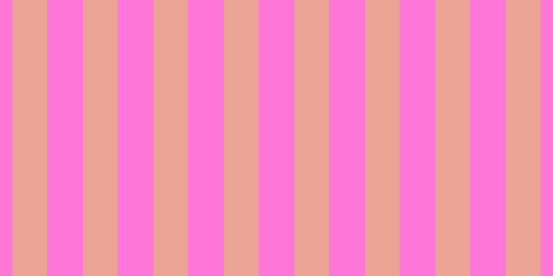 #ff76d9, #eba393 vertical lines, fifty pixels wide, fifty-two pixels apart