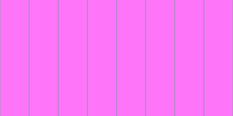 #ff76fa, #67a393 vertical lines, two pixels wide, ninety-eight pixels apart