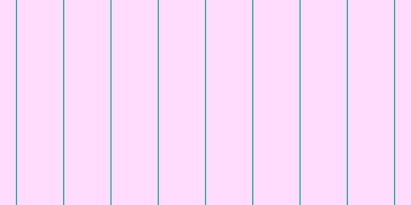 #ff76fa (25%), #04a393 vertical lines, two pixels wide, ninety pixels apart
