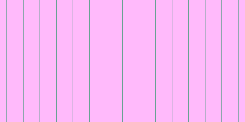 #ff76fa (50%), #67a393 vertical lines, two pixels wide, fifty-two pixels apart