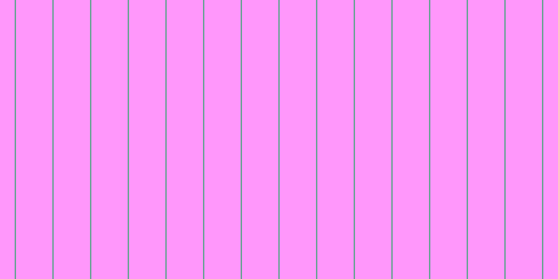 #ff76fa (75%), #67a393 vertical lines, two pixels wide, fifty-two pixels apart