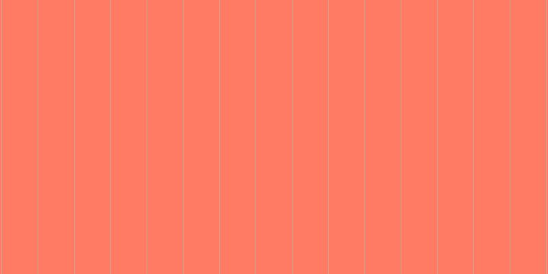#ff7b63, #caa393 vertical lines, one pixels wide, fifty-two pixels apart