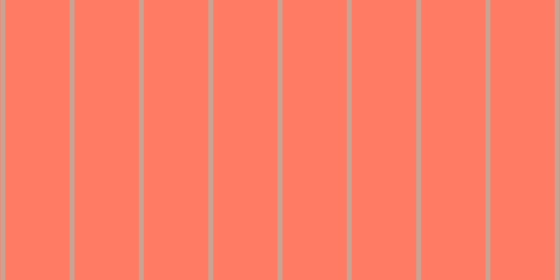 #ff7b63, #caa393 vertical lines, seven pixels wide, ninety-two pixels apart