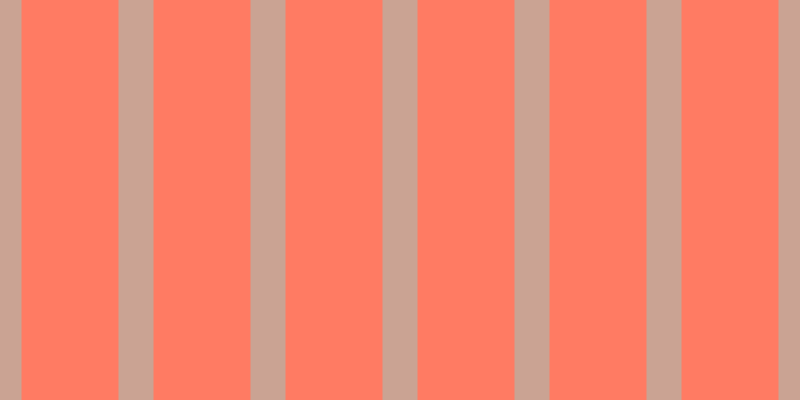 #ff7b63, #caa393 vertical lines, thirty-five pixels wide, ninety-seven pixels apart