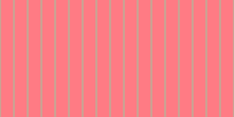 #ff7b84, #caa393 vertical lines, seven pixels wide, forty pixels apart