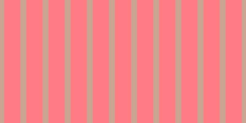 #ff7b84, #caa393 vertical lines, twenty pixels wide, fifty-two pixels apart