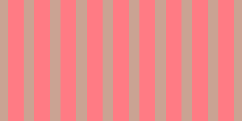 #ff7b84, #caa393 vertical lines, thirty-five pixels wide, fifty-two pixels apart