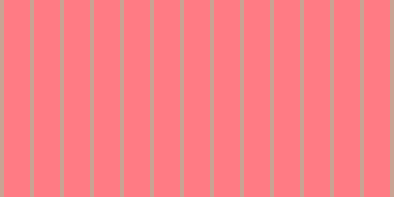 #ff7b84, #caa393 vertical lines, nine pixels wide, fifty-two pixels apart