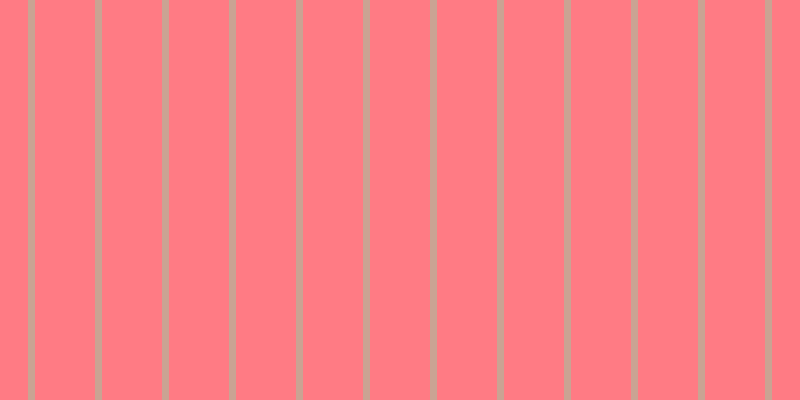 #ff7b84, #caa393 vertical lines, seven pixels wide, sixty pixels apart