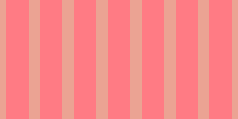 #ff7b84, #eba393 vertical lines, thirty-eight pixels wide, seventy-six pixels apart