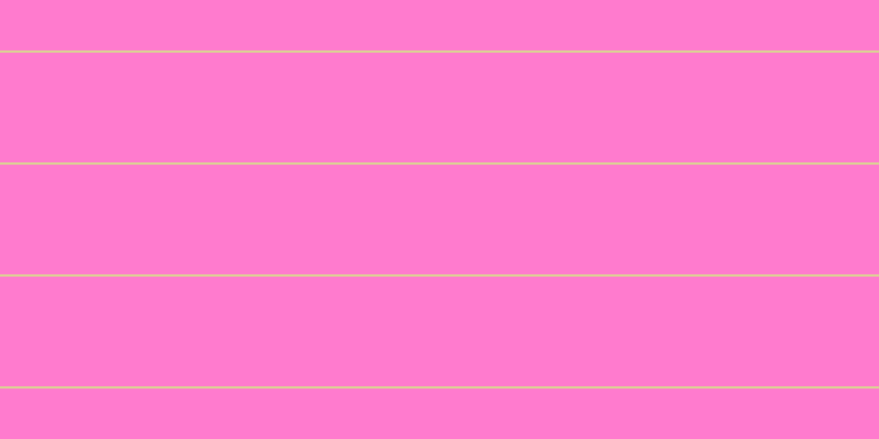 #ff7bce, #dbd393 horizontal lines, two pixels wide, one hundred pixels apart