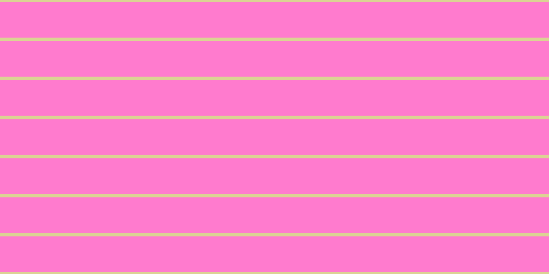 #ff7bce, #dbd393 horizontal lines, five pixels wide, fifty-two pixels apart