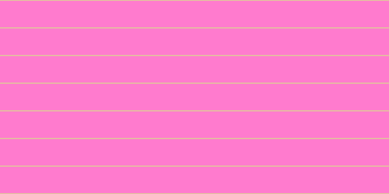#ff7bce, #dbd393 horizontal lines, two pixels wide, fifty-five pixels apart