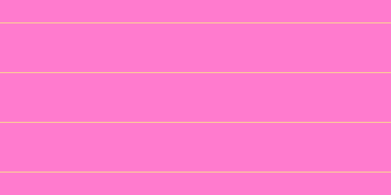 #ff7bce, #fcd393 horizontal lines, two pixels wide, one hundred pixels apart