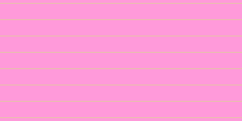 #ff7bce (75%), #dbd393 horizontal lines, two pixels wide, fifty-two pixels apart
