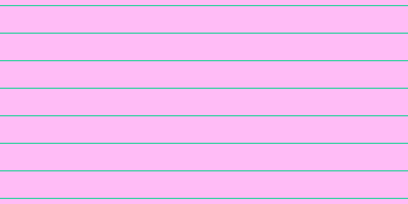 #ff7bf0 (50%), #15d393 horizontal lines, two pixels wide, fifty-two pixels apart