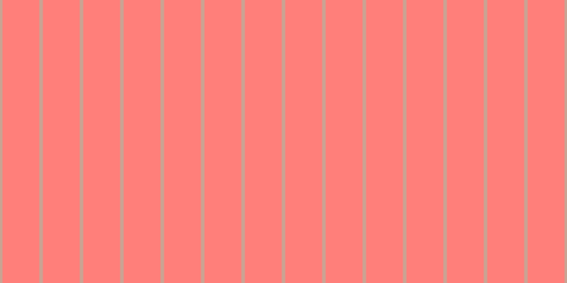 #ff7f7a, #caa393 vertical lines, five pixels wide, fifty-two pixels apart