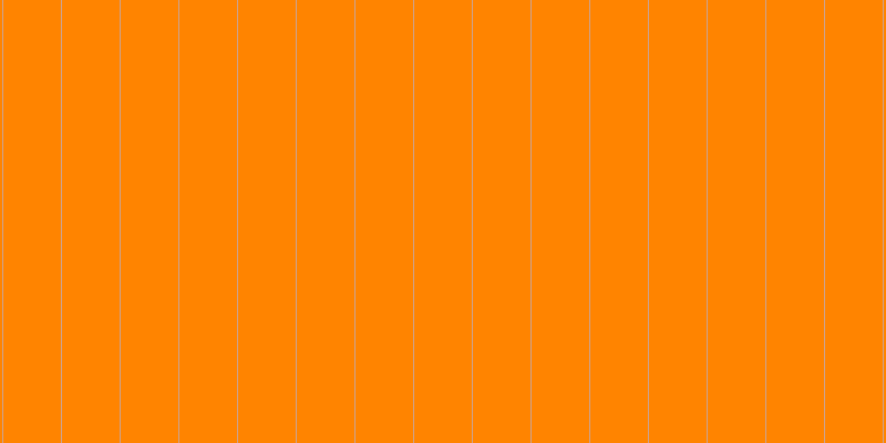 #ff8400, #caa393 vertical lines, one pixels wide, fifty-two pixels apart