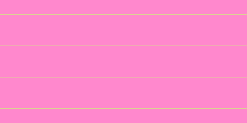 #ff88cd, #dbd393 horizontal lines, two pixels wide, one hundred pixels apart