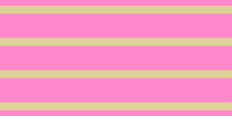 #ff88cd, #dbd393 horizontal lines, twenty-seven pixels wide, eighty-four pixels apart