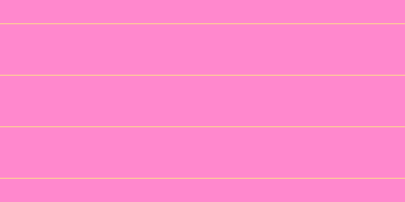 #ff88cd, #fcd393 horizontal lines, two pixels wide, one hundred pixels apart