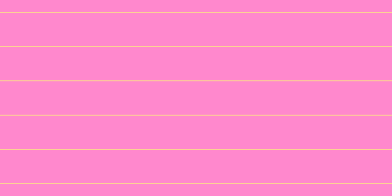 #ff88cd, #fcd393 horizontal lines, two pixels wide, sixty-eight pixels apart