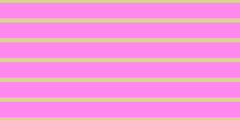 #ff88ee, #dbd393 horizontal lines, fourteen pixels wide, fifty-two pixels apart