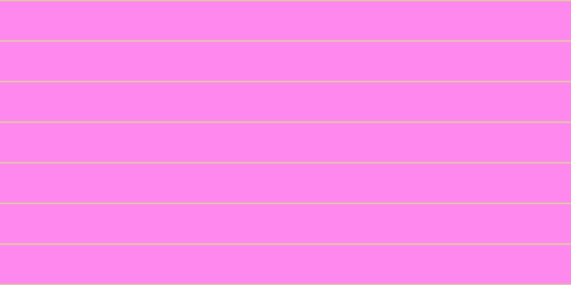 #ff88ee, #dbd393 horizontal lines, two pixels wide, fifty-five pixels apart