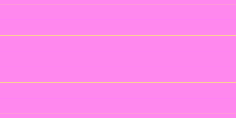 #ff88ee, #fcd393 horizontal lines, one pixels wide, fifty-two pixels apart